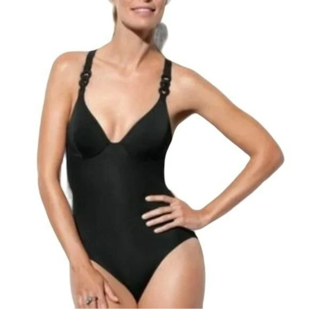 SPANX Bra-llelujah Soft Chain One Piece Swimsuit - Picture 13 of 13